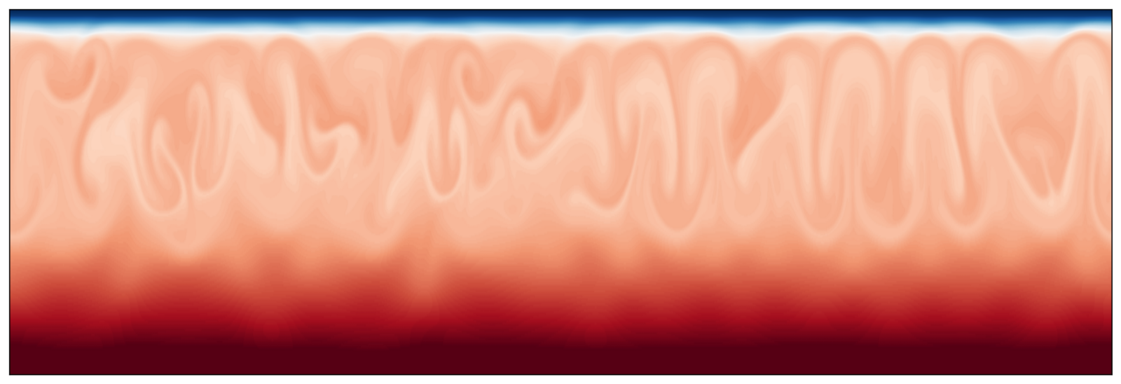 simulations of convection under ice